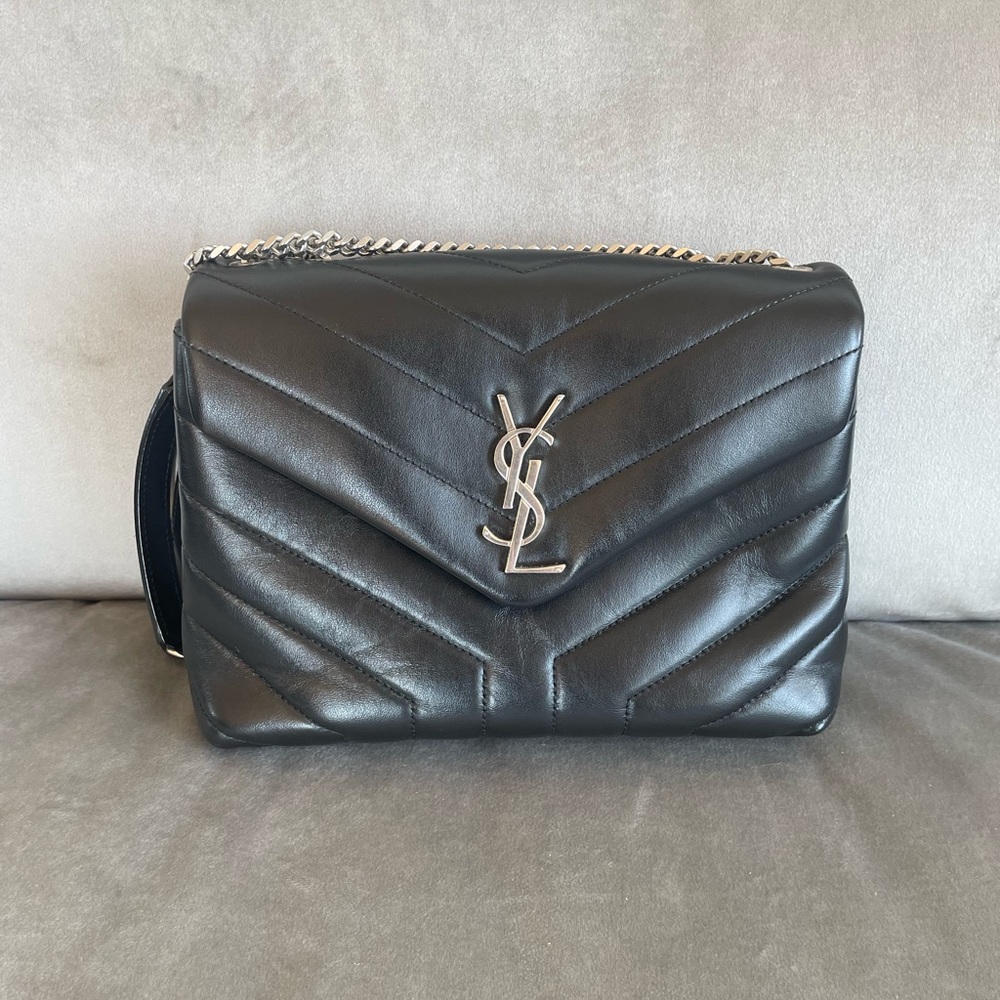 Saint Laurent Small Loulou Matelassé Leather Shoulder Bag
